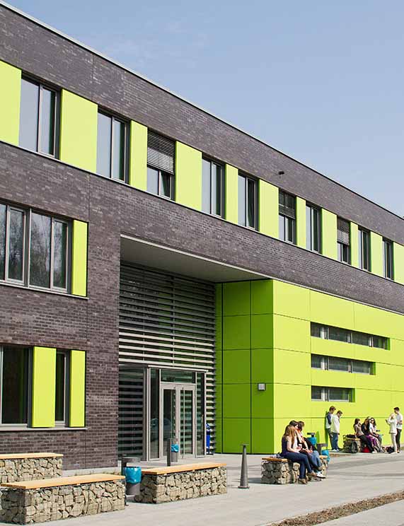 Fakultätsgebäude auf dem Campus in Salzgitter