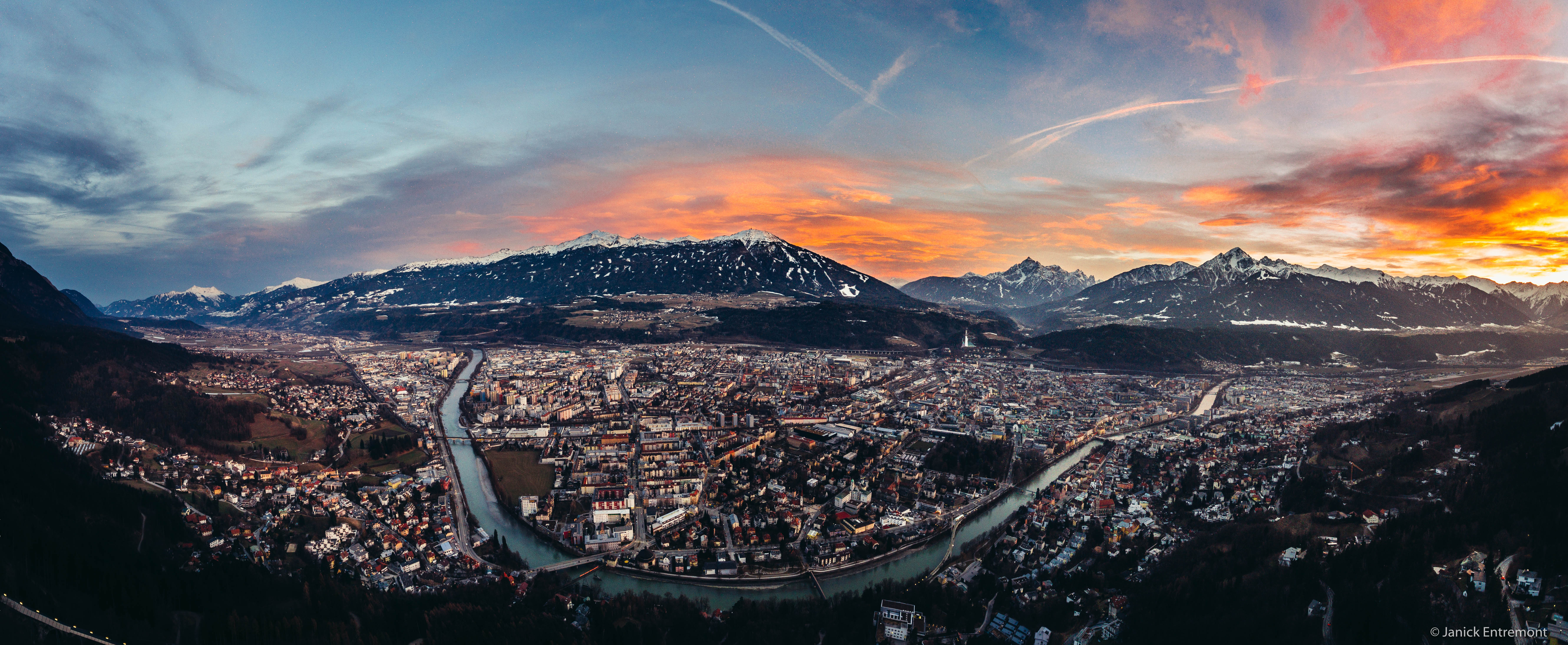 Panoramablick über Innsbruck